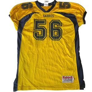 Riddell Kid’s Short sleeve Sport Shirt Size 3XL, Yellow , 56 Sabres